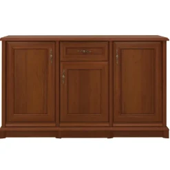 Credenza 153x90h cm 3 ante 1 cassetto arte povera noce Toscana