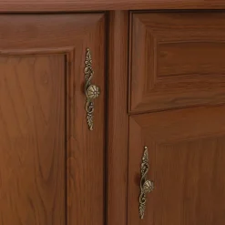 Credenza 153x90h cm 3 ante 1 cassetto arte povera noce Toscana