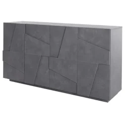 Credenza 162x86h cm 4 ante moderna ossido Zenzero Gihome®