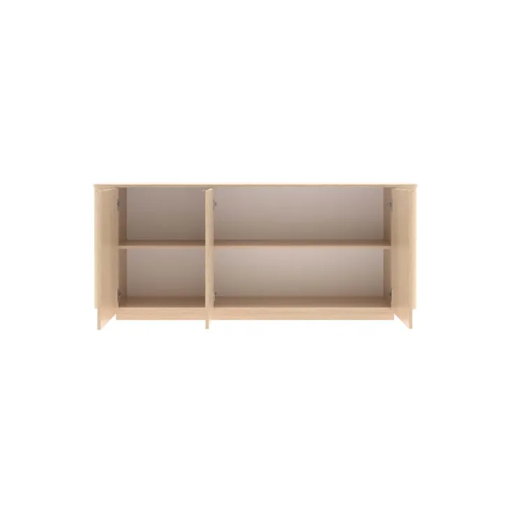 Credenza 180x76h cm 3 ante moderna rovere Alba
