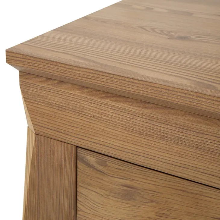 Credenza 156x98h cm 3 cassetti 3 ante rovere scuro Lucca
