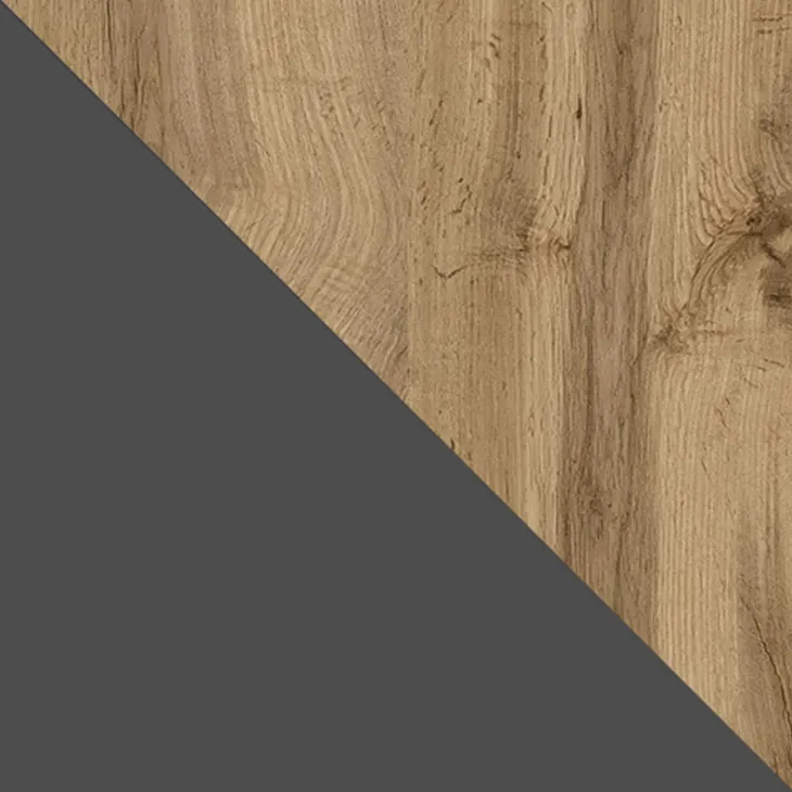 Credenza 120x100h cm moderna design rovere antracite Modesta