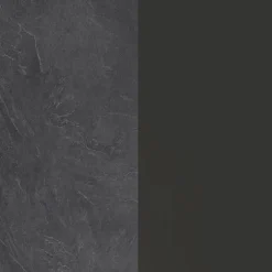 Cucina 255cm componibile lineare moderna antracite grigio pietra Gourmet Elegance