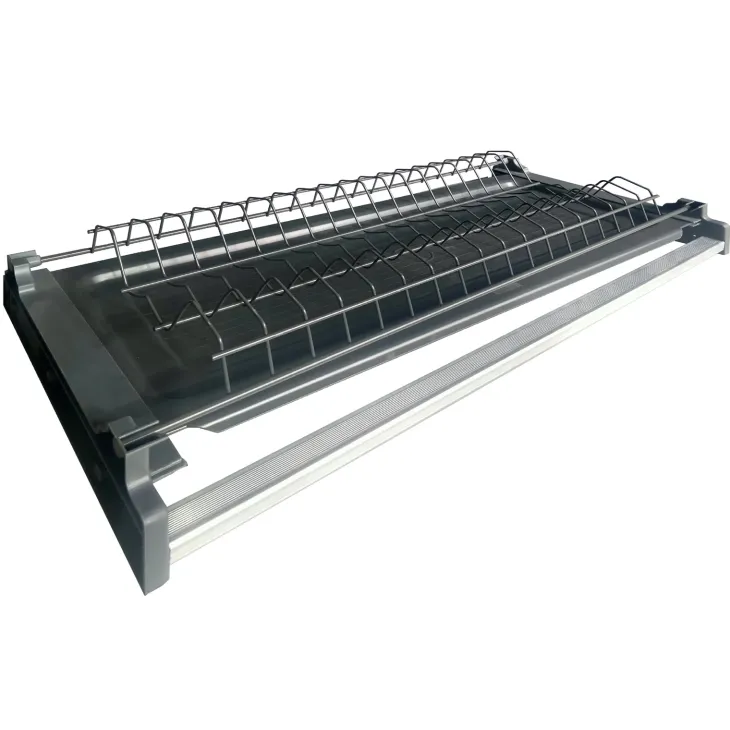 Cucina 255cm componibile lineare moderna antracite rovere Gourmet Pure