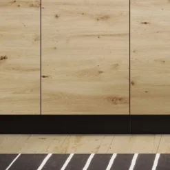Cucina 260cm moderna componibile standard quercia nero Terry
