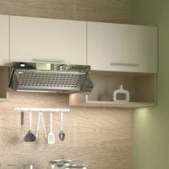 Cucina 260cm moderna componibile lineare rovere beige Natural