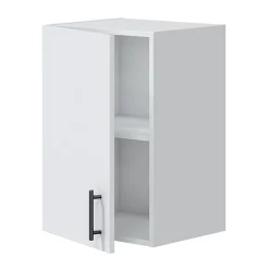 Cucina completa lineare 240 cm componibile bianco lucido rovere Kimera 2