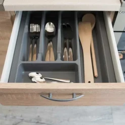 Cucina lineare 240cm completa componibile moderna rovere sonoma Dalia
