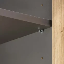 Cucina lineare 220cm completa componibile moderna rovere antracite Dakota