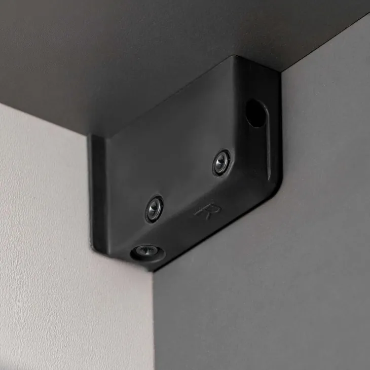 Cucina lineare 220cm completa componibile moderna rovere antracite Dakota