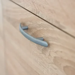 Cucina lineare 240cm completa componibile moderna con vano forno rovere sonoma Dalia