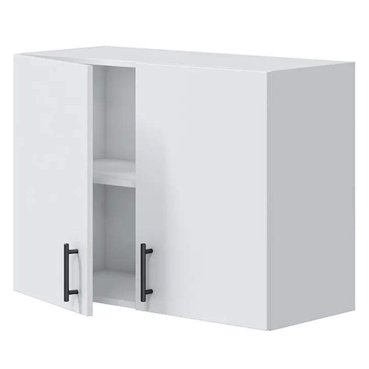 Cucina lineare 160 cm componibile bianco lucido rovere Kimera 6