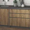 Cucina moderna lineare 180cm quercia antracite Amber