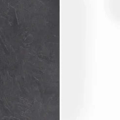 Dispensa cucina bassa 30x85h cm scorrevole bianco grigio pietra Gourmet