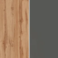Dispensa cucina bassa 30x85h cm scorrevole antracite rovere Gourmet