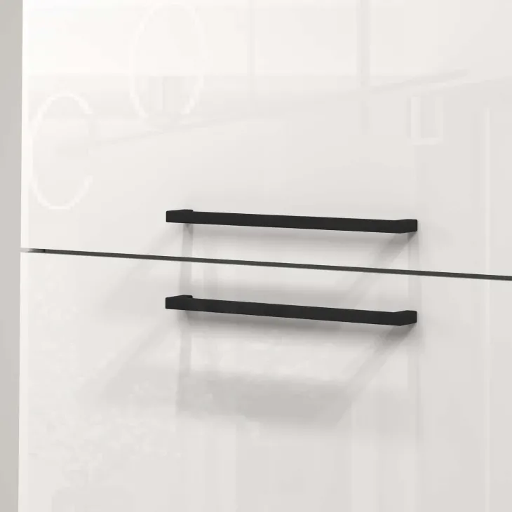 Dispensa cucina 60x165h cm 4 ripiani bianco rovere Gourmet