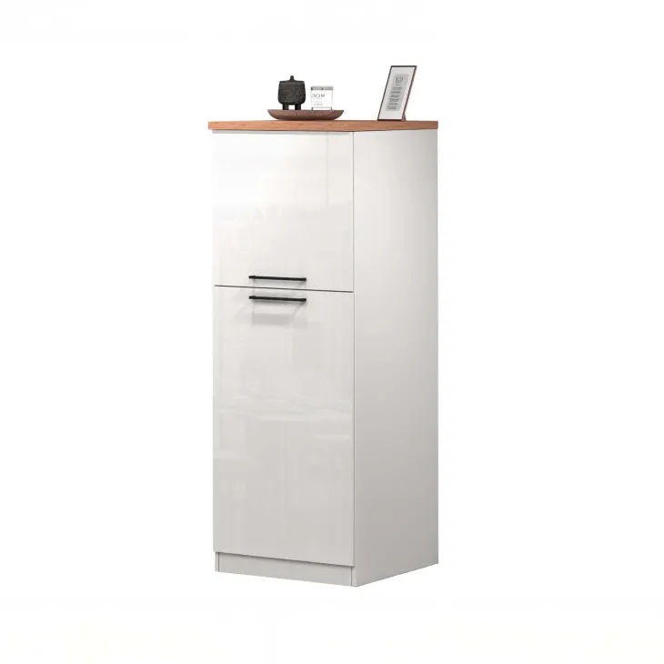 Dispensa cucina 60x165h cm 4 ripiani bianco rovere Gourmet