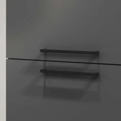 Dispensa cucina 60x165h cm 4 ripiani antracite rovere Gourmet