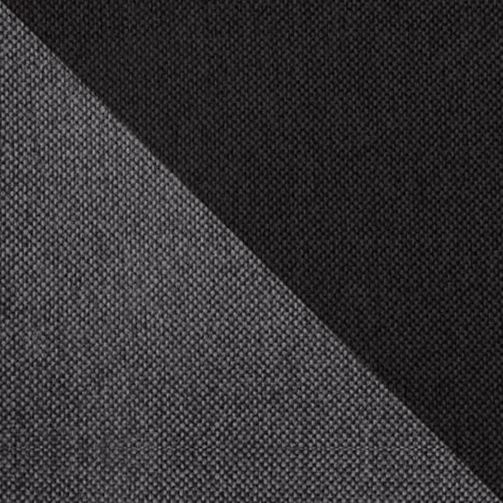 Divano angolare letto reversibile 238x147cm 3 posti grigio scuro nero Flow