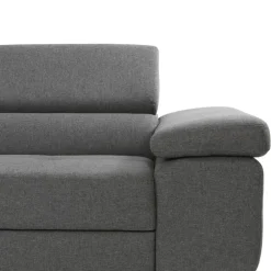 Divano letto angolare destra imbottito 274x203cm grigio Bormio
