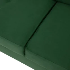Divano letto angolare destra imbottito 274x203cm verde Bormio