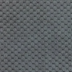 Divano letto angolare 3 posti 244x165cm tessuto grigio scuro Lollypop