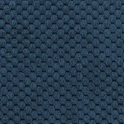 Divano letto angolare 3 posti 244x165cm tessuto blu Lollypop