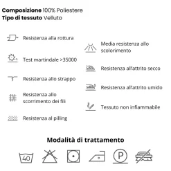 Divano letto angolare sinistro 3 posti 258x167cm tessuto giallo senape Lushify