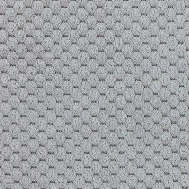Divano letto angolare sinistro 3 posti 276x158cm tessuto grigio Angle