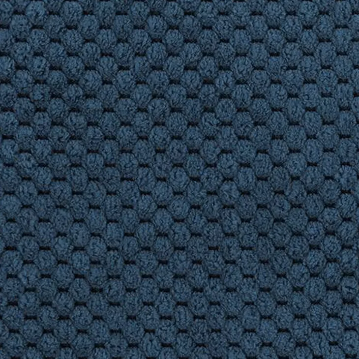 Divano letto angolare sinistro 3 posti 276x158cm tessuto blu Angle