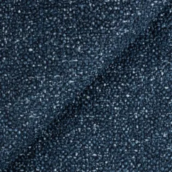 Divano letto angolare sinistra 3 posti 260x180cm tessuto bouclè blu Repose