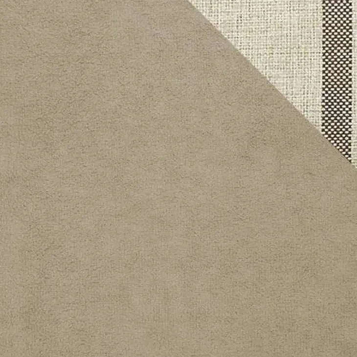 Divano letto angolare sinistra 5 posti 345x202cm tessuto beige Sloffy