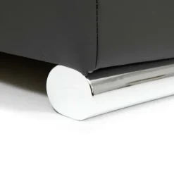 Divano letto angolare sinistra 5 posti 350x205cm grigio scuro Agliana