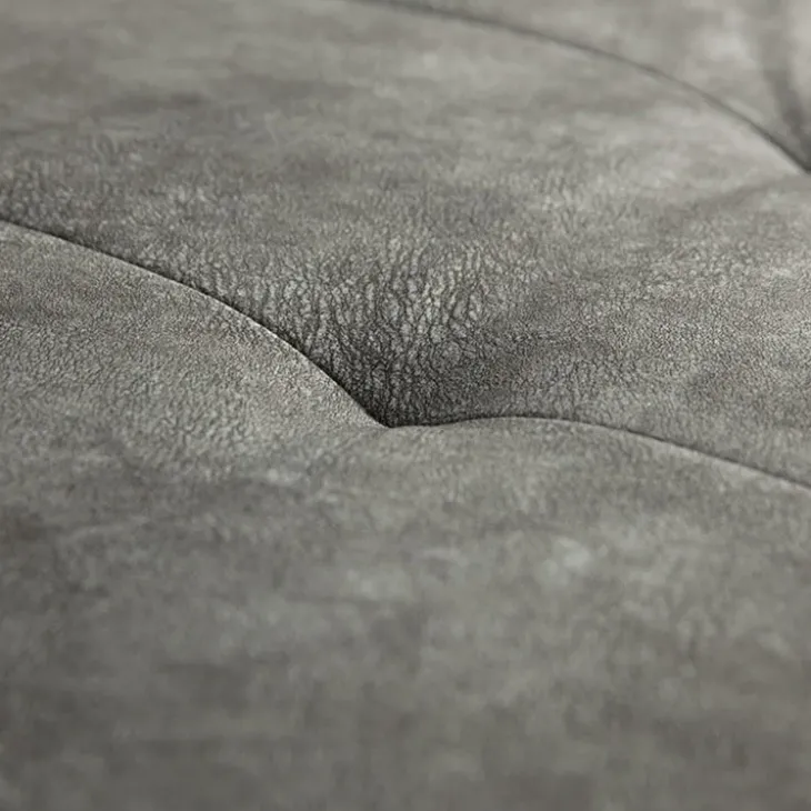 Divano letto matrimoniale angolare reversibile 3 posti 274cm grigio nero Apollina