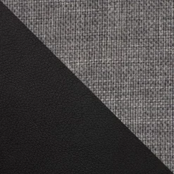 Divano letto matrimoniale angolare reversibile 3 posti 274cm grigio nero Apollina