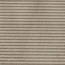 Divano letto matrimoniale 3 posti 245x90cm velluto a coste tortora Ploffy