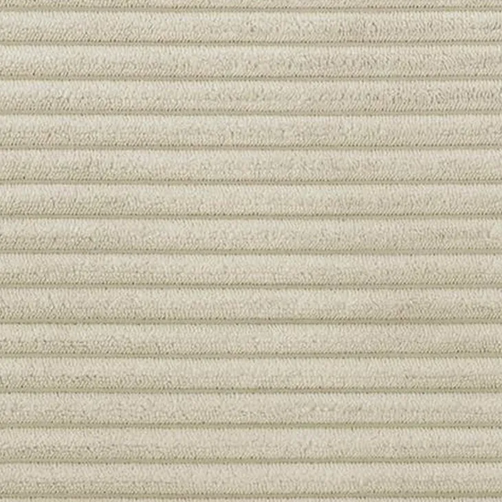 Divano letto matrimoniale 3 posti 245x90cm velluto a coste beige Ploffy