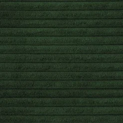 Divano letto matrimoniale 3 posti 248x90cm velluto a coste verde Slurp
