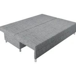 Divano letto 3 posti 192cm pieghevole matrimoniale grigio chiaro Titus