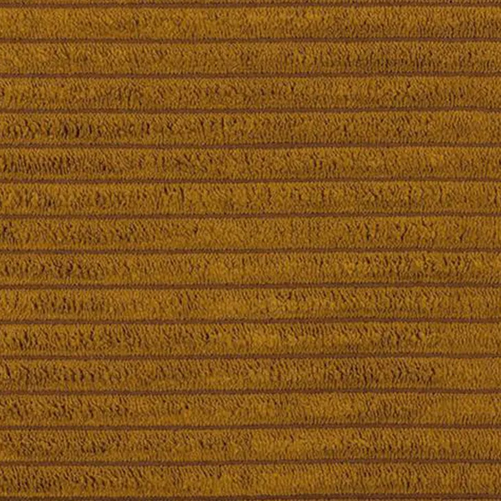 Divano letto 3 posti reversibile 240x140cm matrimoniale angolare velluto a coste senape ocra Appia