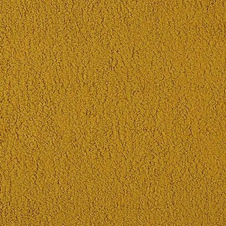Divano letto 3 posti 248x90cm con contenitore in tessuto velo giallo senape Floty