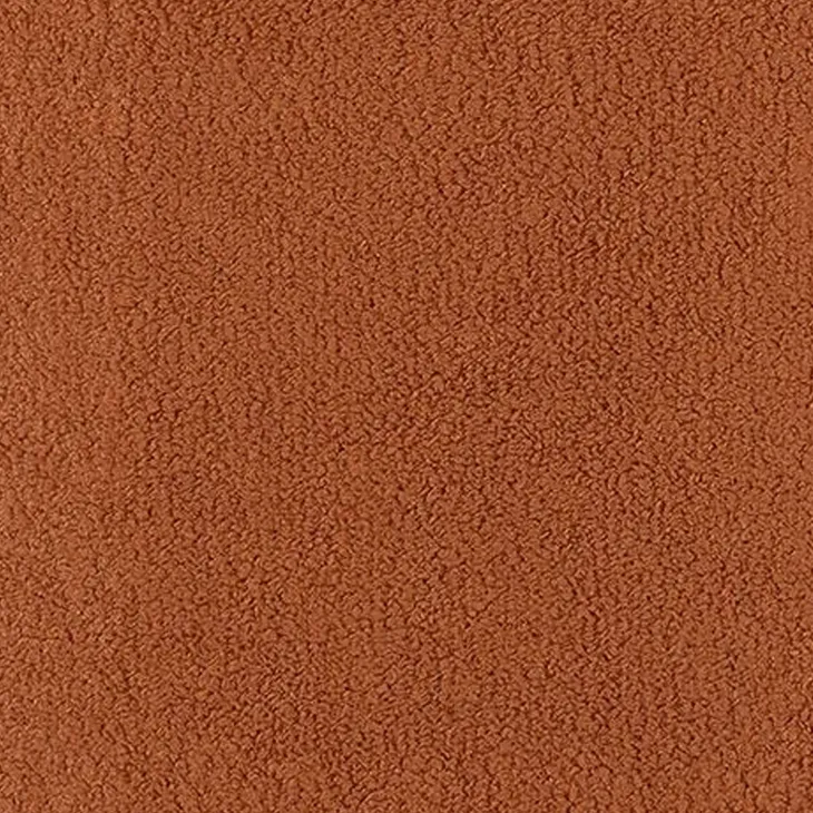 Divano letto 3 posti 248x90cm con contenitore in tessuto velo rosso mattone Floty