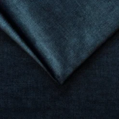 Divano letto regolabile angolare sinistro 5 posti 353x214cm tessuto blu Calmora