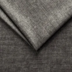 Divano letto regolabile angolare destra 5 posti 280x214cm tessuto grigio Snuggity