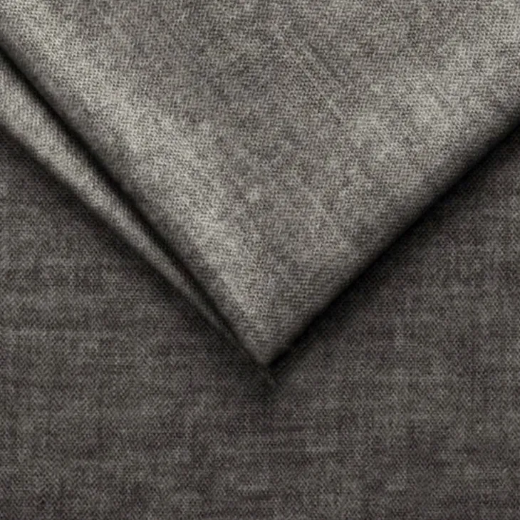 Divano letto regolabile angolare sinistra 5 posti 280x214cm tessuto grigio Snuggity