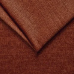 Divano letto regolabile angolare sinistro 5 posti 353x214cm tessuto arancio corallo Calmora