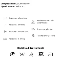 Divano letto regolabile angolare destro 5 posti 353x214cm tessuto arancio corallo Calmora