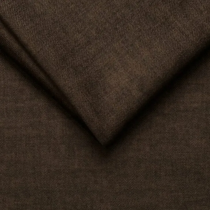 Divano letto regolabile angolare destra 4 posti 288x182cm tessuto marrone Loungey