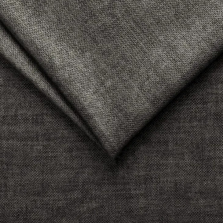 Divano letto regolabile angolare sinistro 5 posti 353x214cm tessuto grigio scuro Calmora