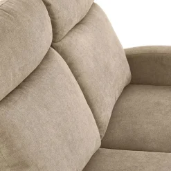 Divano moderno 2 posti reclinabile 128cm tessuto beige Denar 2